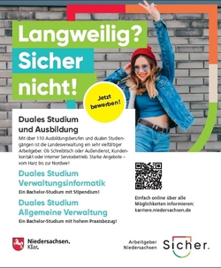 Link zu Informationen zum dualen Studium Verwaltungsinformatik und Allgemeine Verwaltung