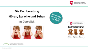 Vorstellung der Fachberatung Hören, Sprache und Sehen