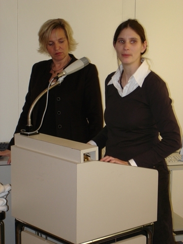Petra Bremke-Metscher und Dr. Christine Thiel (Stadt Oldenburg) stellten das Projekt GUSTL vor.