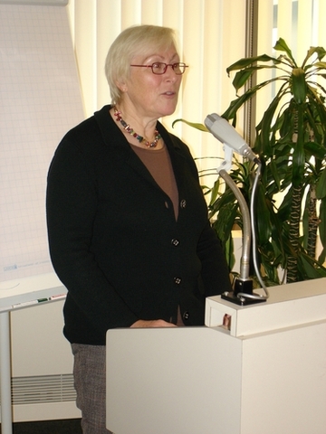 Renate Köhler (Gesundheitsamt Landkreis Emsland) referierte über das Kindernetz im Emsland