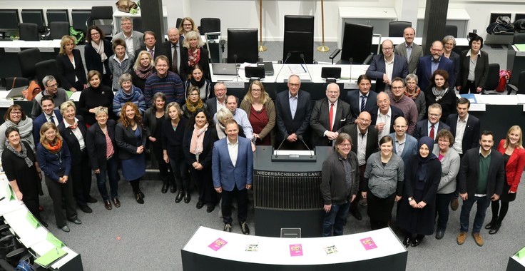 Mitglieder des Landesjugendhilfeausschusses auf der konstituierenden Sitzung am 07. März 2018