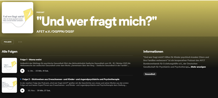 Titelseite von Podcast "Wer fragt mich?"