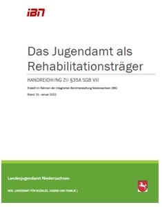 Titelseite Handreichung zu § 35a SGB VIII "Das Jugendamt als Rehabilitationsträger"