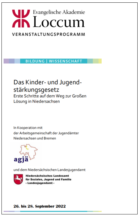 Titelblatt vom Flyer "Das Kinder- und Jugendstärkungsgesetz"