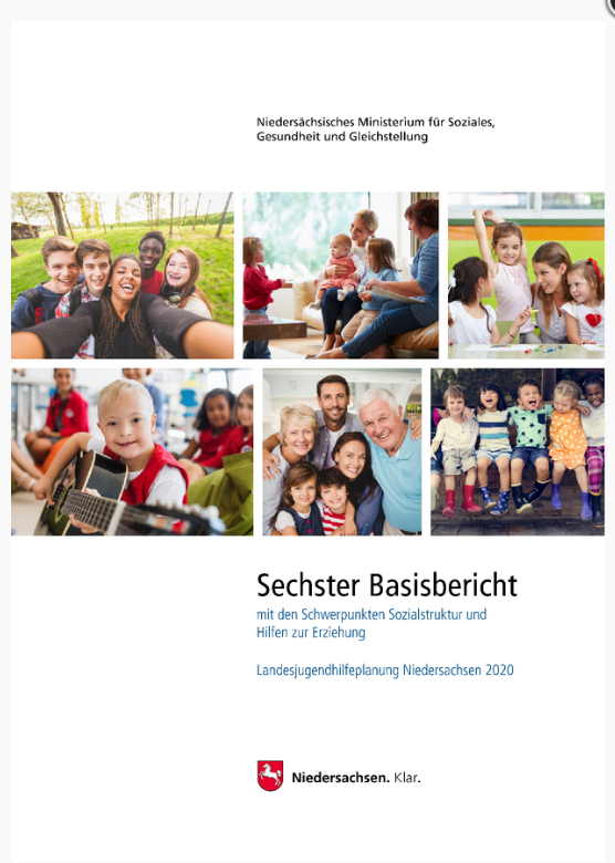 Titelseite mit Kindern und Jugendlichen vom 6. Basisbericht