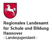 Logo Regionales Landesamt Für Schule und Bildung Hannover mit Niedersachsenwappen