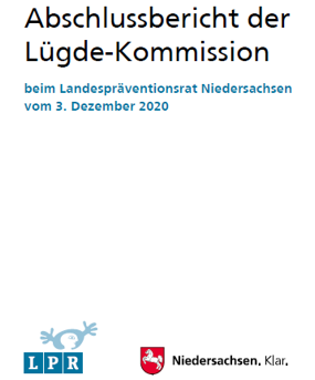 Titelseite des Abschlussberichts der Lüdge-Kommission