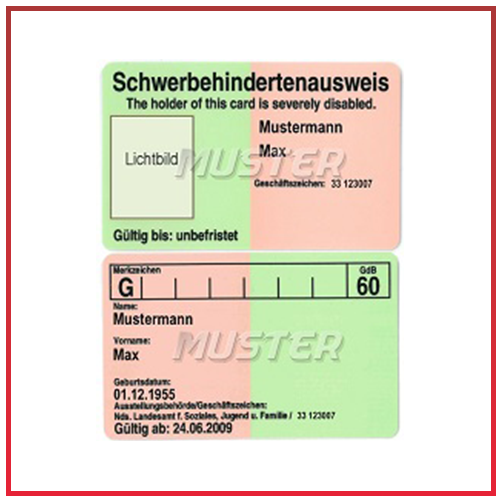 Schwerbehindertenausweis