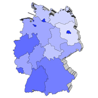 Deutschlandverzeichnis / Karte